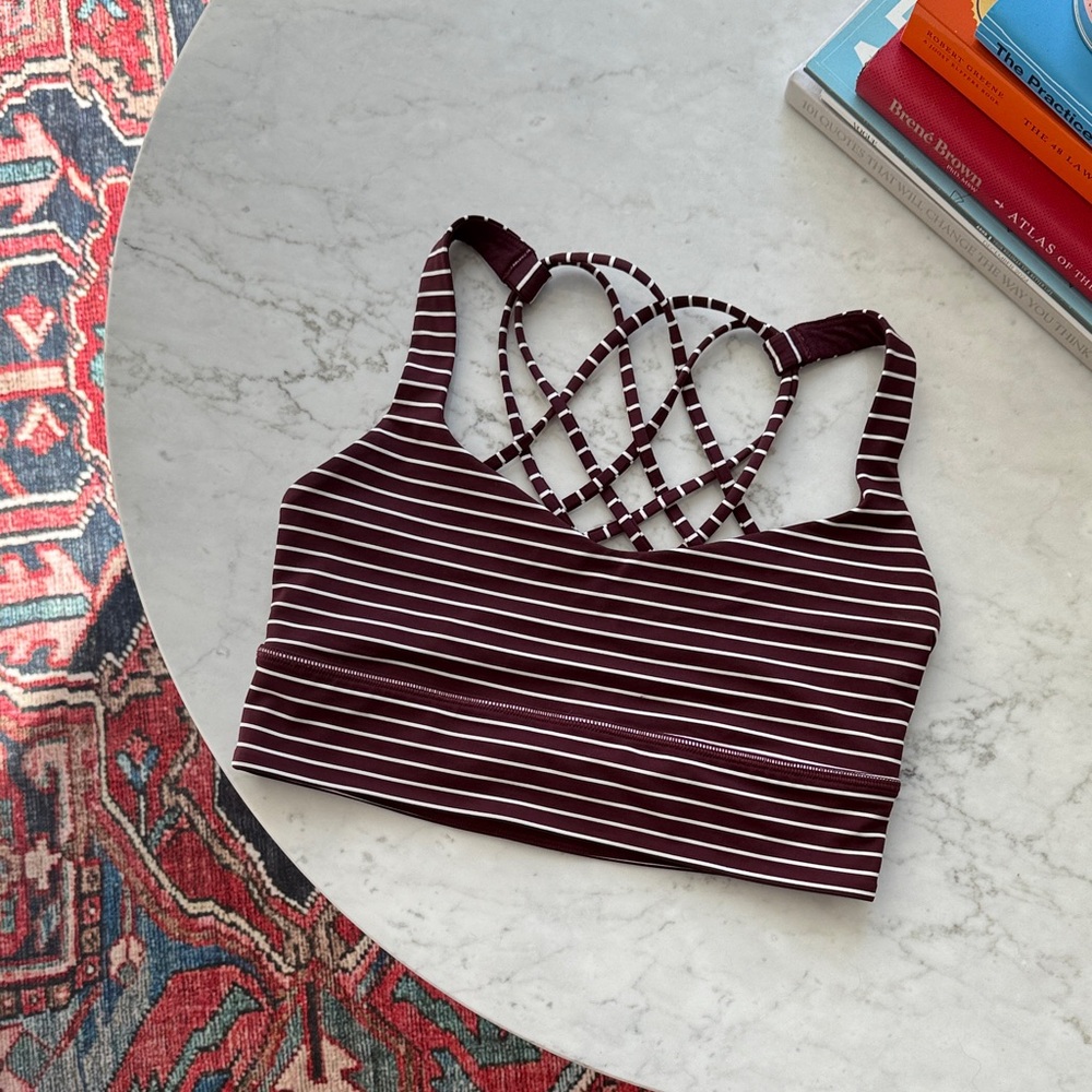 LULULEMON free to be wild longline bra